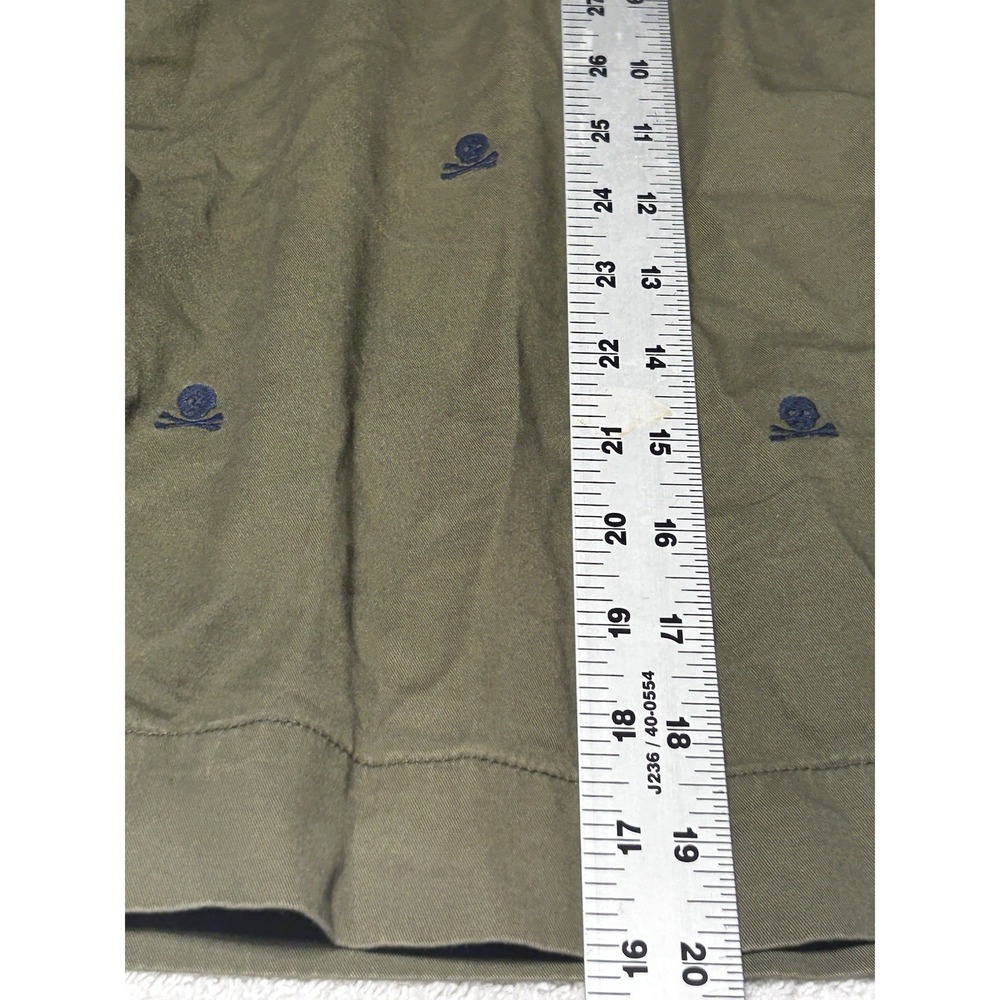 Polo Ralph Lauren Men's 9" Chino Shorts 34 Classic Fit Stretch Skull Crossbones - Picture 8 of 9